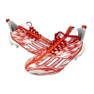 Adidas Adizero Mens Size 15 Orange White Football Cleats HP8748 New